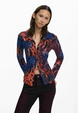 ARTY BUTTONED - Blúzka so zapínaním na gombíky - black