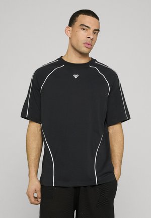 RAGLAN CONTRAST  - Potiskana majica - black white