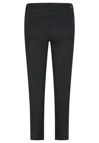 Jeans neri slim fit realizzati in morbido tessuto di cotone misto, con due tasche posteriori e dettagli di cucitura discreti.