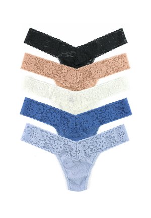 5PACK  - Perizoma - black taupe marshmallow storm cloud grey mist