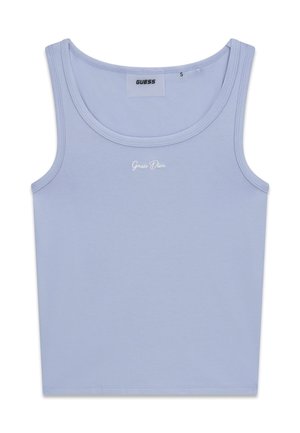Guess, TANKTOP MIT GESTICKTEM LOGO - Top - taubenblau