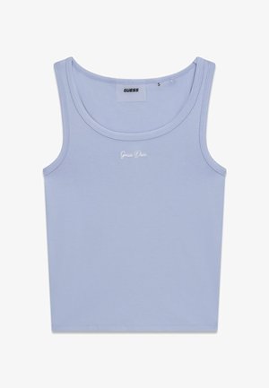 Guess, TANKTOP MIT GESTICKTEM LOGO - Débardeur - taubenblau