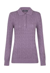 CABLE - Camiseta de manga larga - lilac
