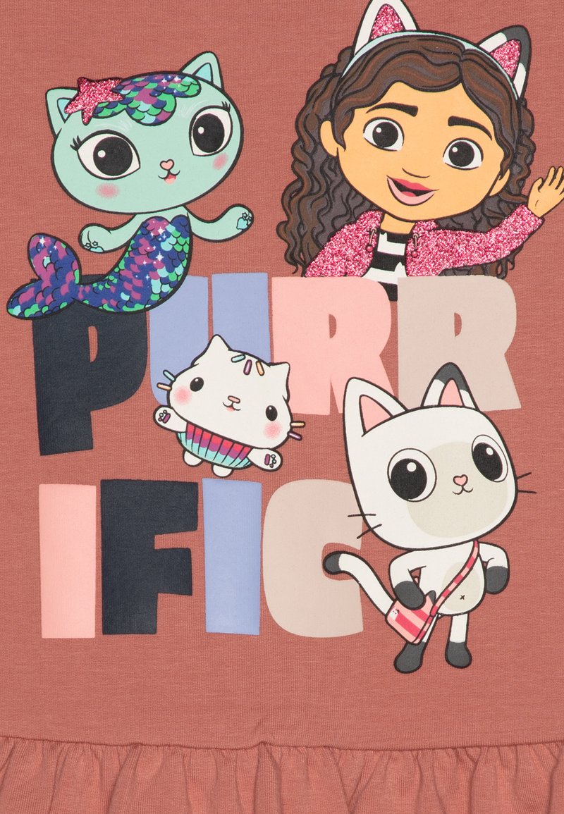 Vestito bambina in cotone Orcas