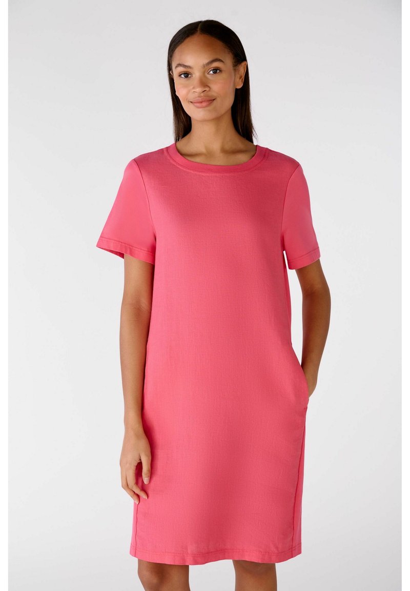 Oui Jersey dress raspberry sorbet/pink Zalando.de