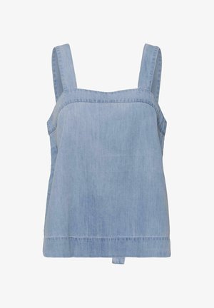 Soaked in Luxury, ADELITA - Toppi - light blue denim