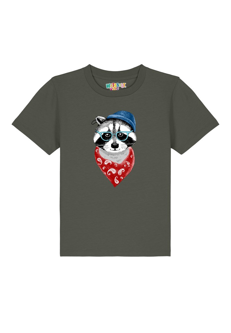 watapparel WASCHBÄR - T-Shirt print - khaki