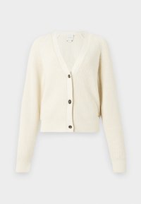 RIB RELAXED CARDI - Kardiganas - silver lining