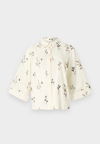 VIWILLIS EMBROIDERED SHIRT - Skjortebluse - birch