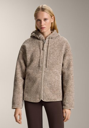 FAUX-SHEARLING HOODED - Veste polaire - light brown