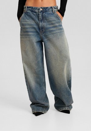 Bershka, Jean coupe décontractée - light blue