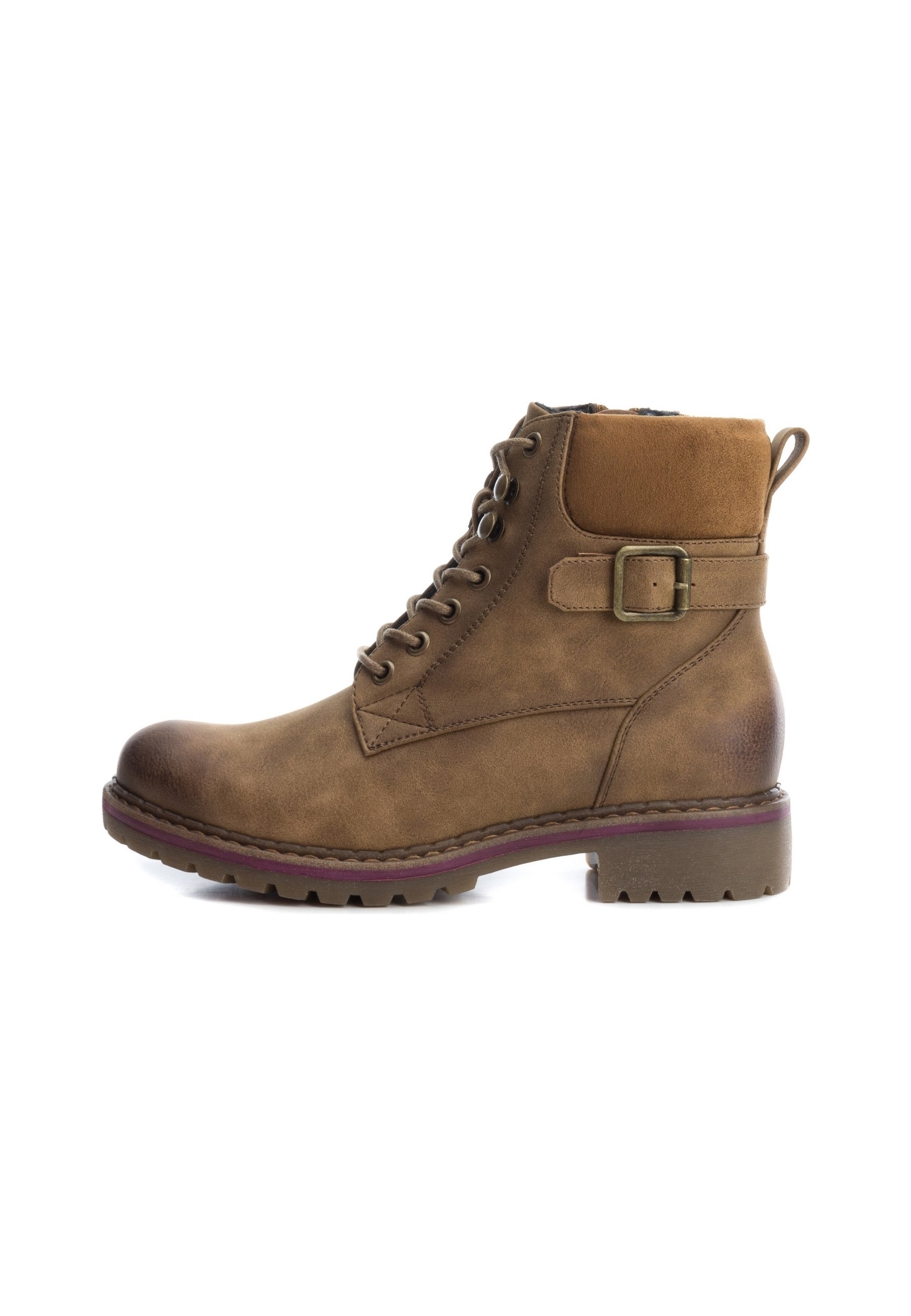 XTI Botines con cordones - camel - Zalando.es