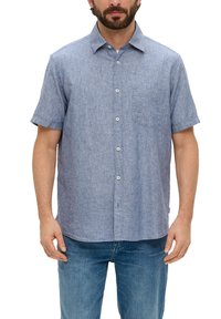 s.Oliver REGULAR KURZARM - Overhemd - navy