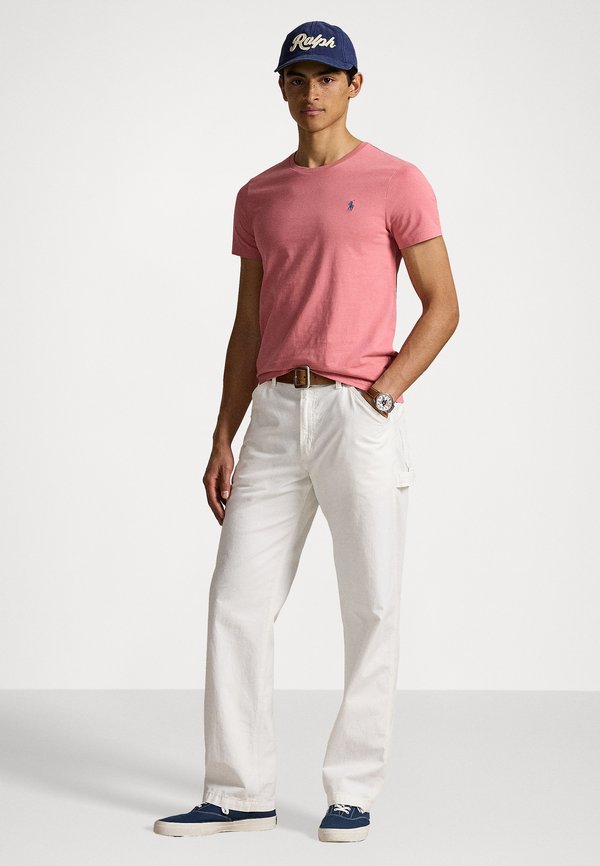 CUSTOM SLIM FIT JERSEY CREWNECK T-SHIRT - Basic T-shirt - desert rose3