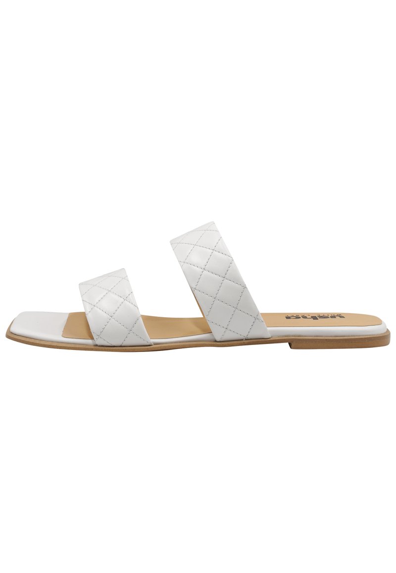 Damen Sneaker | usha Pantolette flach weiss/weiß - NJ18414 Damen Sneaker | usha Pantolette flach weiss/weiß - NJ18414