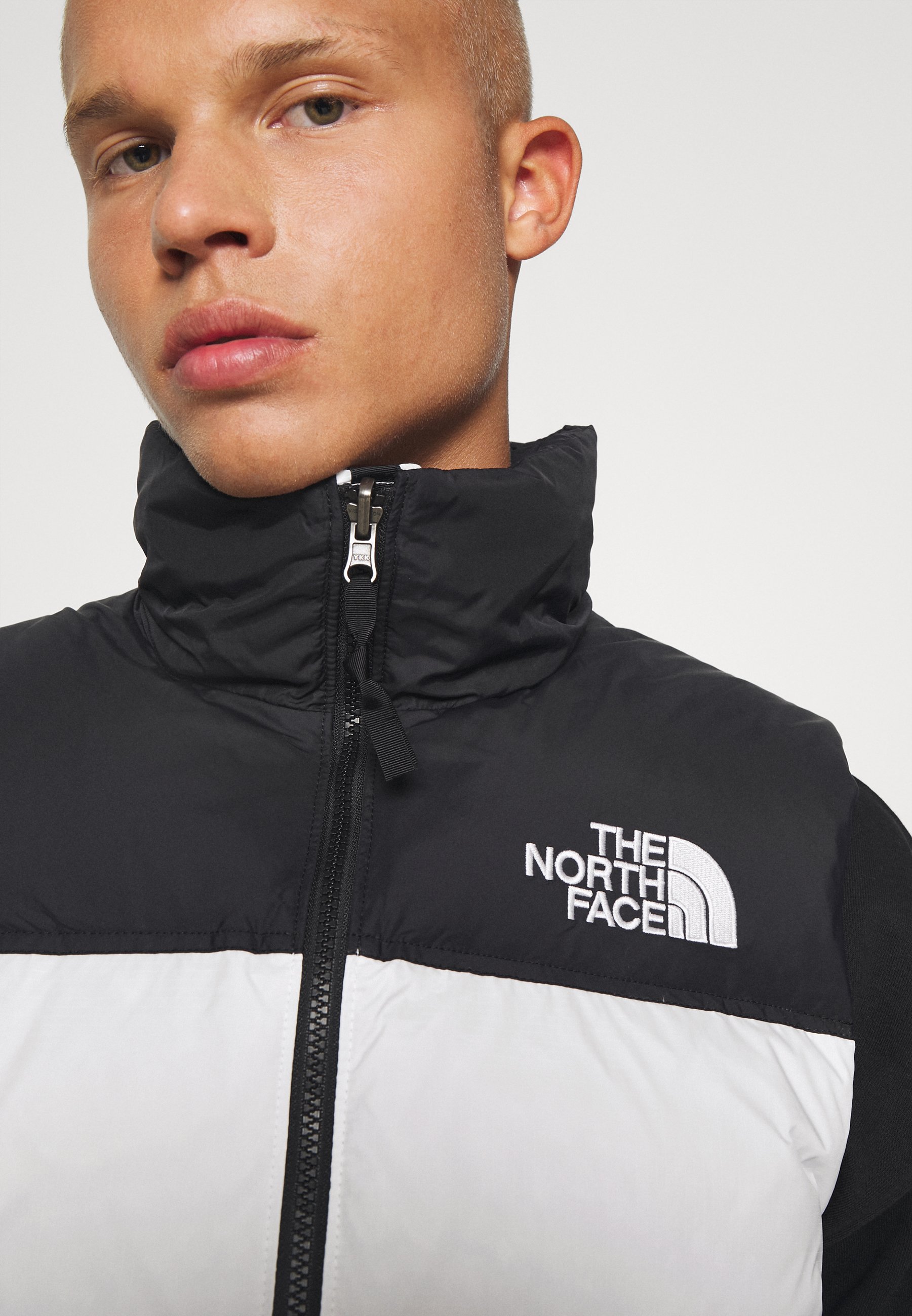 junior nuptse jacket black