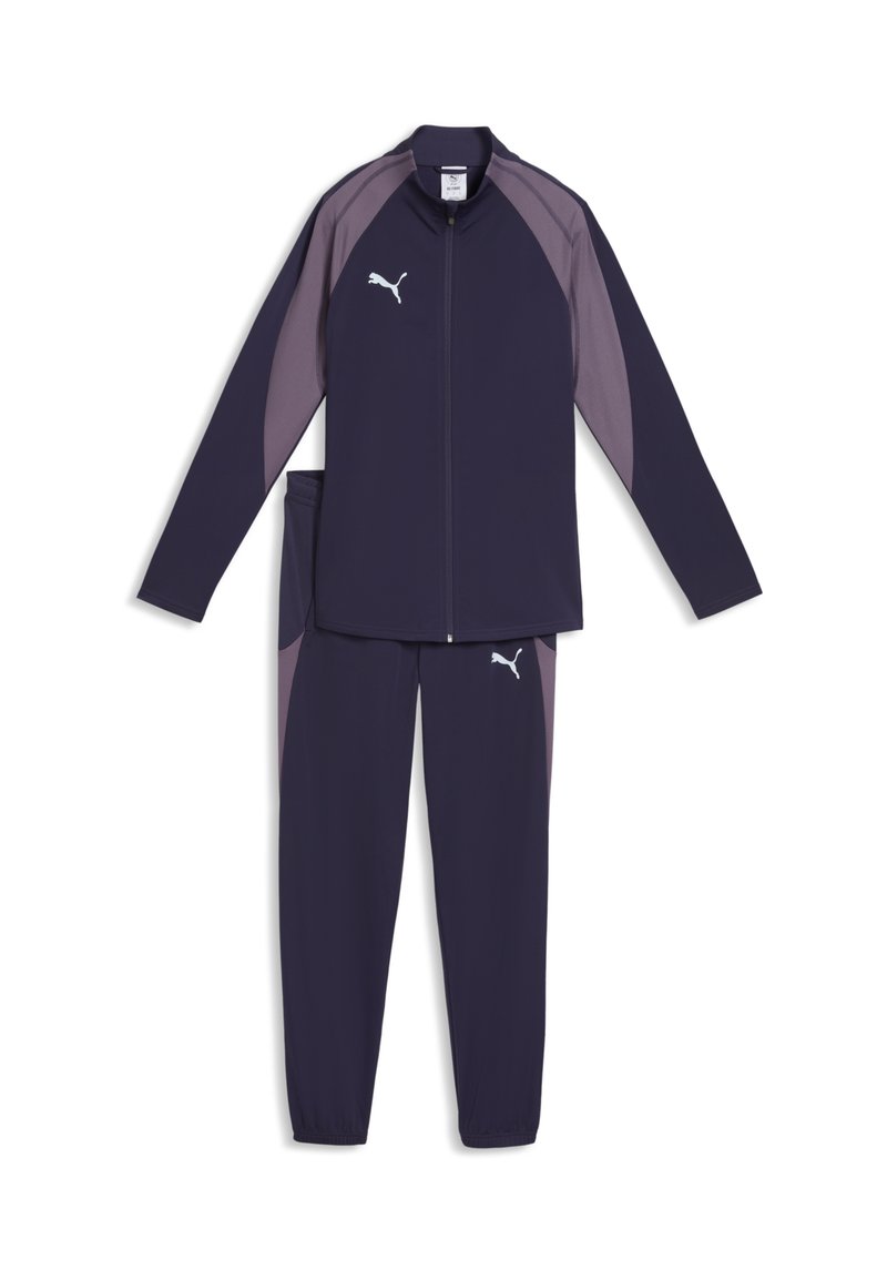Puma INDIVIDUALBLAZE TRACKSUIT - Trainingsanzug - deep plum-icy blue ...