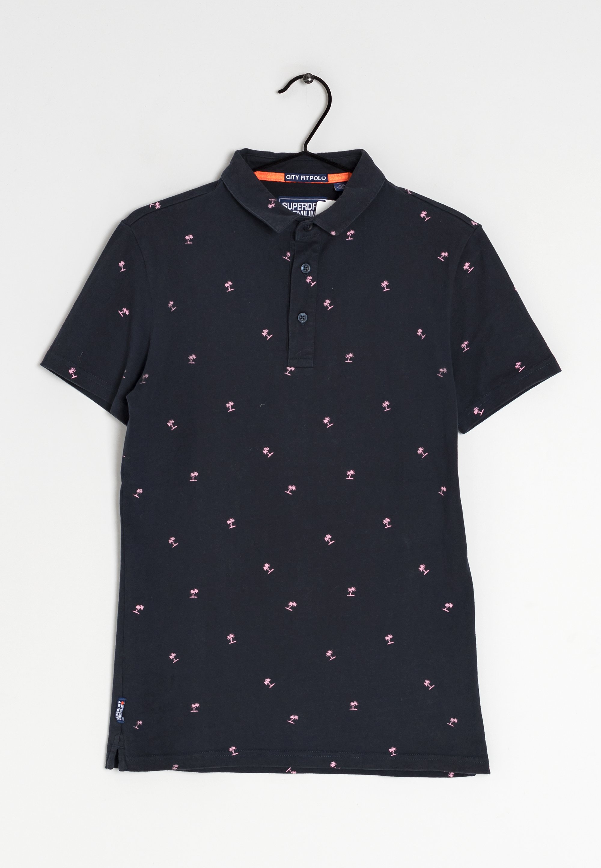 Superdry Co Polo shirt pink (Pre-owned) Zalando