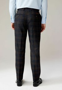Next TAILORED FIT CHECK - REGULAR FIT - Stoffhose - navy