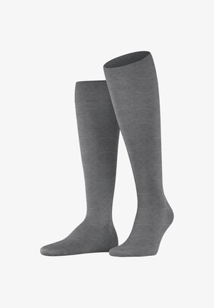 FALKE ClimaWool - Kniekousen - light greymel.