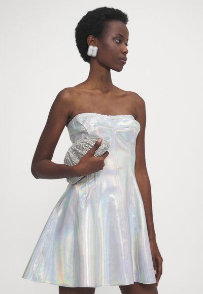 Norma Kamali STRAPLESS GRACE MINI DRESS - Vestito elegante - hologram