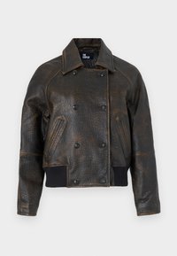 BLOUSON CUIR - Skinnjacka - dark brown