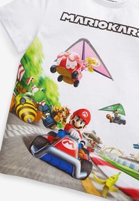 Next MARIO - Tričko s potlačou - white