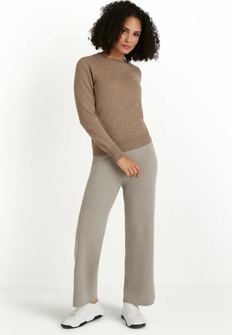 FALKE Strickpullover - oak mel