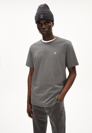 ARMEDANGELS LAARON - T-Shirt basic - iron cast