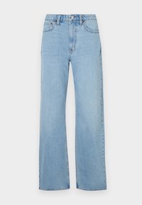 Abercrombie & Fitch Curve Love High Rise 90s Relaxed Jean - Wide Leg - med/light