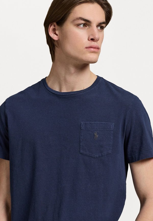 STANDARD FIT COTTON LINEN POCKET T-SHIRT - Basic T-shirt4