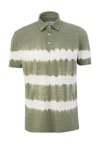 s.Oliver IM BATIK-LOOK - Poloshirt - olivgrün
