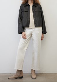 Marc O'Polo Leren jas - black