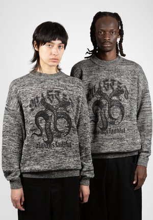 UNISEX - Neule - black / charcoal