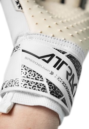 ATTRAKT SPEEDBUMP - Goalkeeping gloves - whit silver black