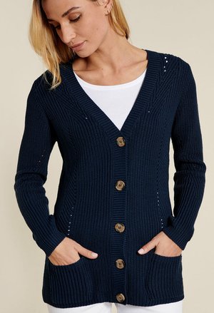 Damart MAILLE  - Gilet - bleu marine