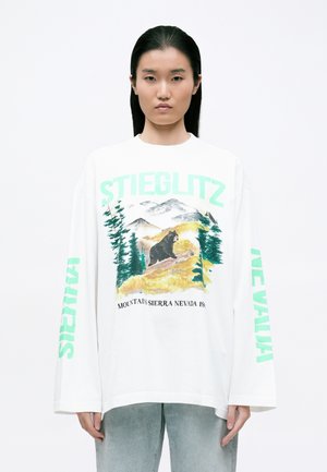 PICO WIDE SKATE LONGSLEEVE - Top s dlhým rukávom - white