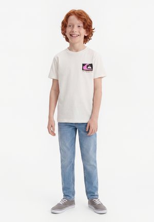 Quiksilver, KINGPIN - T-shirts print - snow white