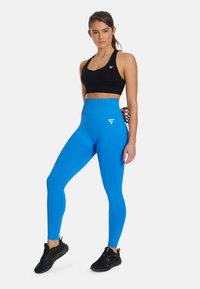 SQUATPROOF CHROMA PLAIN HIGH WAISTED  - Leggings - blue