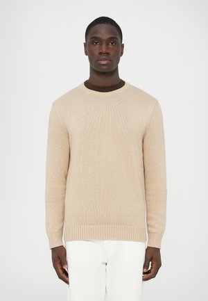 LONG SLEEVE SWEATER - Pulóver - dune melange
