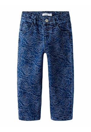 Avar lõikega teksad - dark blue denim