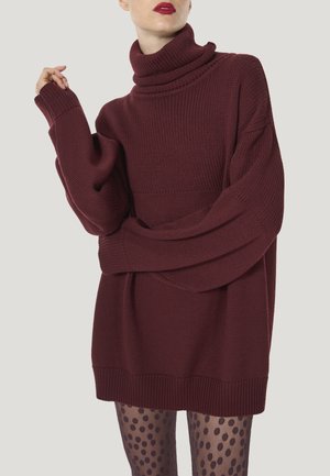 TOP LONG SLEEVES LUXE - Pullover - dark grapes