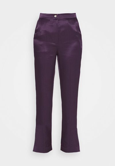 Materiel SLITS OUT PANTS - Παντελόνι - deep purple