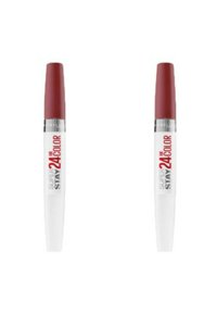 Maybelline New York LOT DE 2 - ROUGE À LÈVRES SUPERSTAY 24H - Rouge à lèvres - absolute plum