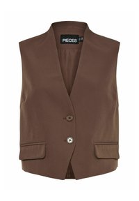 PCNIMORA - Veste sans manches - chocolate martini