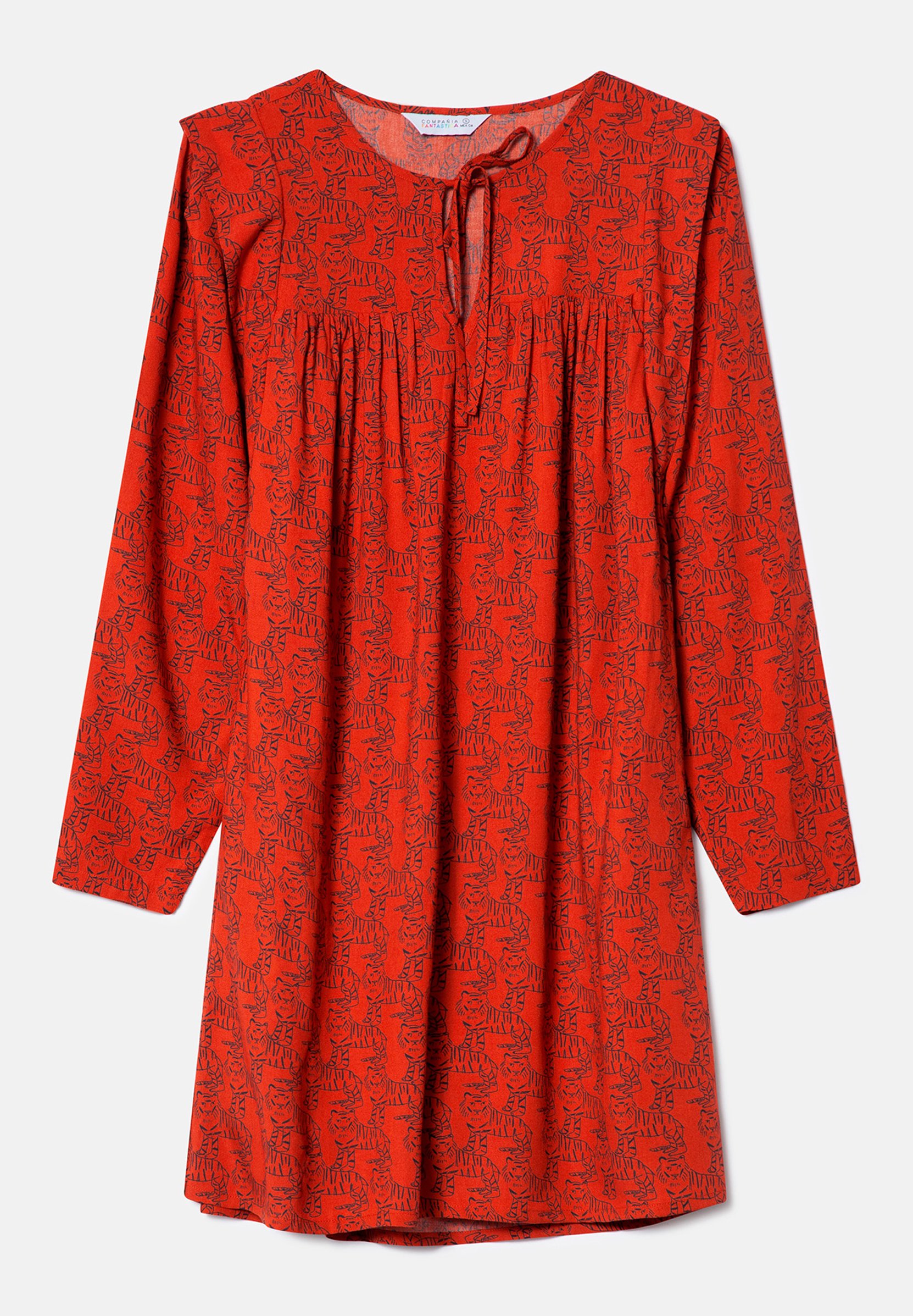 Compañía fantástica Day dress - dark red - Zalando.de
