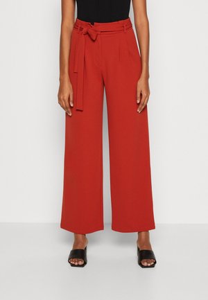Stoffhose - dark red