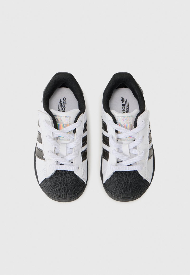adidas Originals SUPERSTAR LED - Trainers - white/core black/white -  Zalando.co.uk