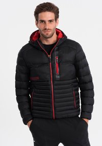 Ombre TRANSITIONAL WITH HOOD OM-JALP - Winterjacke - black