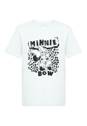 MINNIE MOUSE - LEOPARD - T-shirt imprimé - white